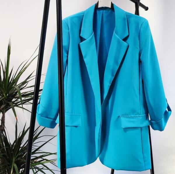 meraki online shop blazer basic azzurro