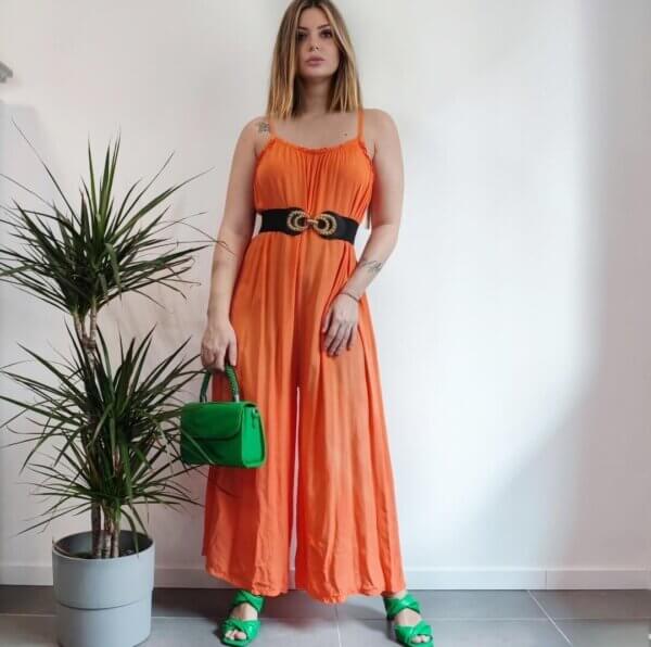 meraki online shop jumpsuit casual arancione