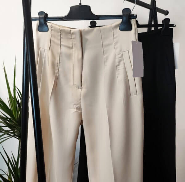 meraki online shop pantalone nero beige
